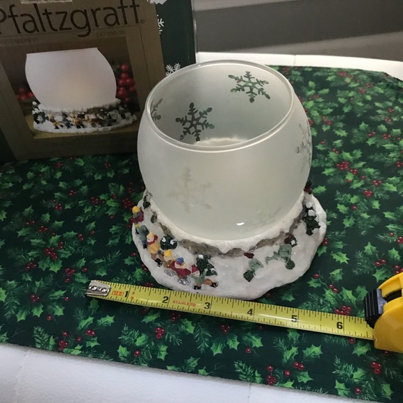 ⛄️Pfaltzgraff Winterberry Sculptured Tealight Globe - Picture 4 of 5